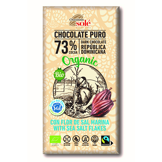 [※]ミトク チョコレートソール ダークチョコレート73％（シーソルト）100g