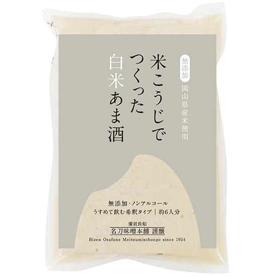 [※]【夏季冷蔵】名刀味噌本舗 米こうじでつくった白米あま酒 400g
