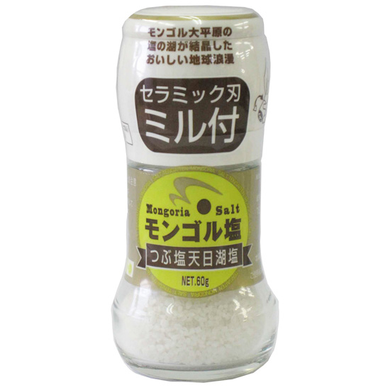 ムソー 木曽路物産　モンゴル塩（ミル付）50g