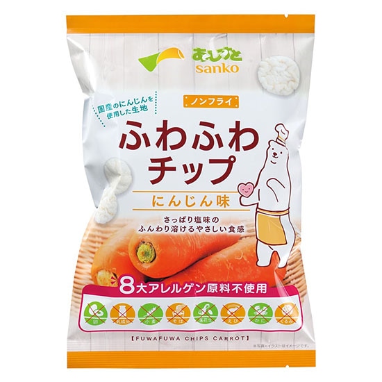Amazon.co.jp: ふわふわチップ・じゃがいも味 20g 【サンコー