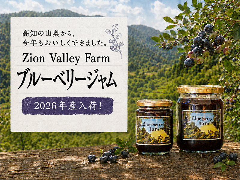 Zion Valley Farmのブルーベリージャム